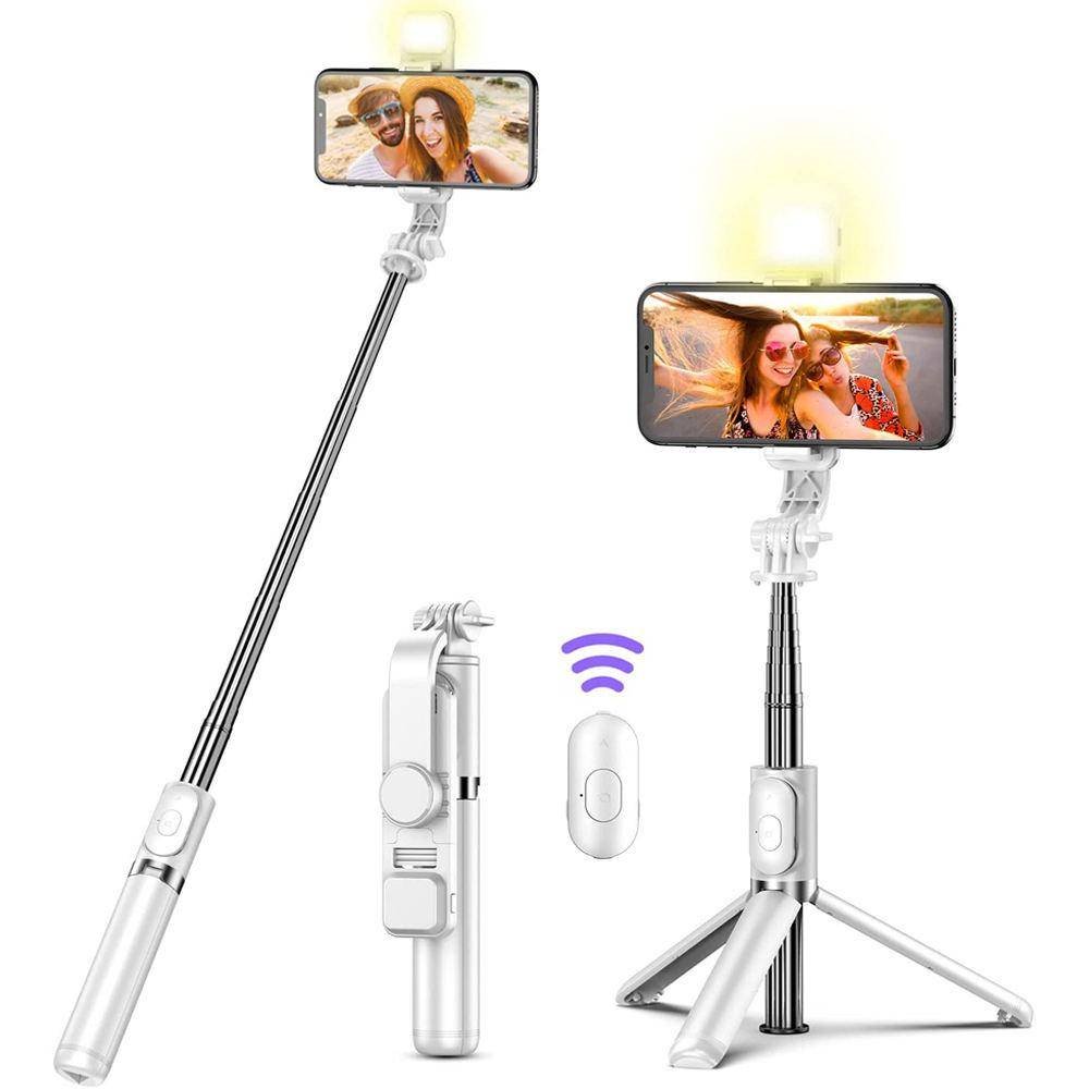 Light Wireless Selfie Stick Remote Control