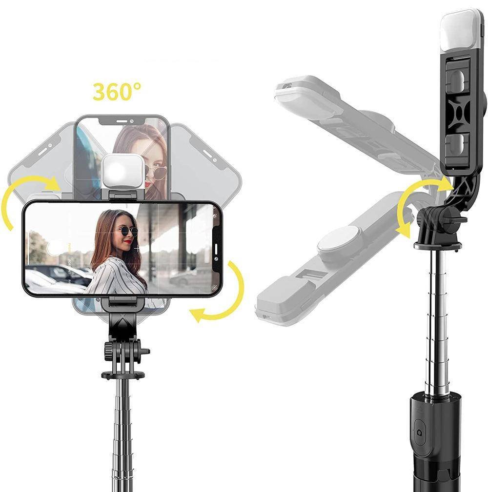 Light Wireless Selfie Stick Remote Control